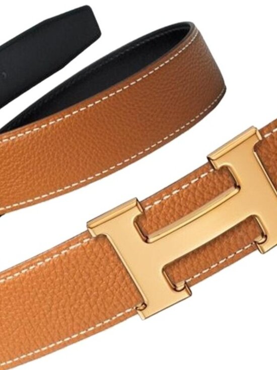 NIB Hermes Constance Reversible Belt Leather 90 main image 9